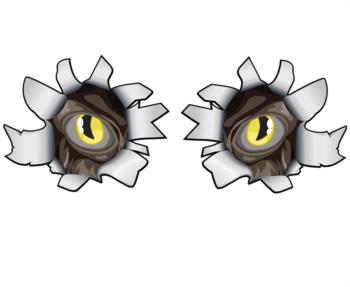 Monster Eye Rip out rc digital decal